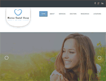 Tablet Screenshot of mariondentalgroup.com
